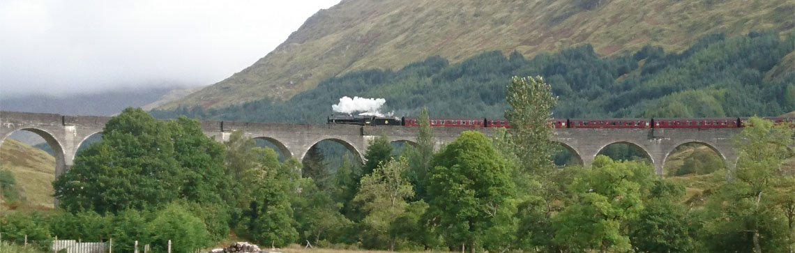 Glenfinnan Viaduct Train