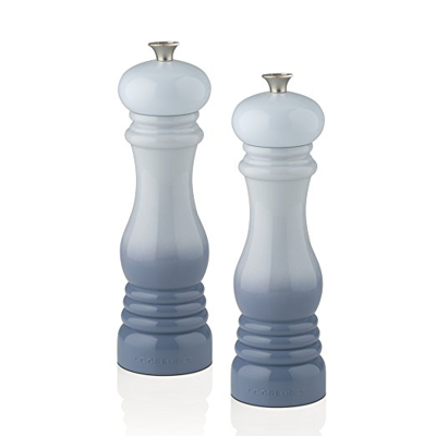 Le Creuset - Set of 2 Salt & Pepper Mills (Coastal Blue)