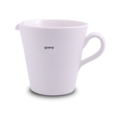 Keith Brymer Jones - Gravy jug 0.5L word range (white)